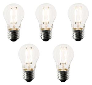Set od 5 pametnih E27 LED žarulja P45 4.5W 470 lm 1800-4000K