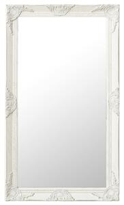 VidaXL Zidno ogledalo u baroknom stilu 60 x 100 cm bijelo