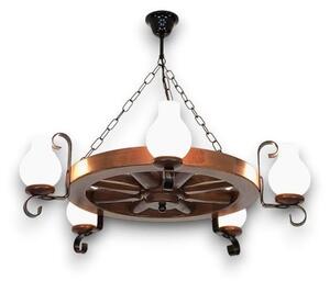Brilagi - Luster na lancu ROATA 5xE14/40W/230V bukva/orah