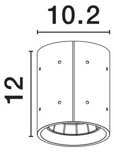 RITZ STROPNA SVJETILJKA SIVA LED 10 Watt 220-240Volt 1044lm 3000K IP65 NL9540227
