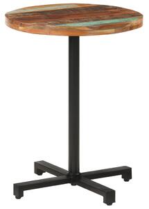 VidaXL Bistro stol okrugli Ø 60 x 75 cm od masivnog obnovljenog drva