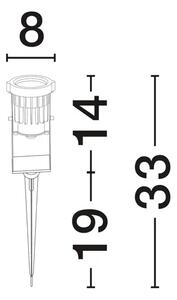 QUICK PODNI REFLEKTOR LED 13 Watt 220-240 Volt 1160lm 2700K IP65 NL9844059