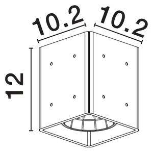 RITZ STROPNA SVJETILJKA SIVA LED 10 Watt 220-240Volt 1021lm 3000K IP65 NL9540228