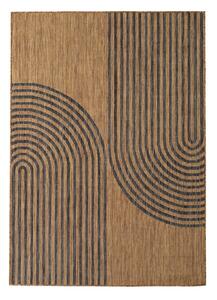 Crni/smeđi unutarnji i vanjski tepih 160x230 cm Mira 1453 – Ayyildiz Carpets