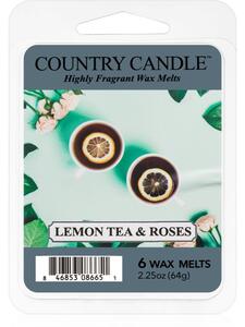 Country Candle Lemon Tea & Roses vosak za aroma lampu 64 g