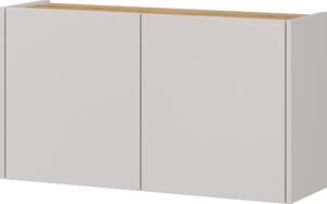 Krem viseći ormarić u dekoru hrasta 93x52x29 cm Libbiano – Germania