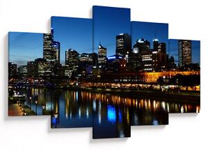 Slika noći u Melbourneu (150x105 cm)