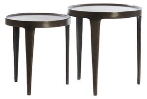 Metalni okrugli pomoćni stol ø 43 cm Tobias – Light & Living