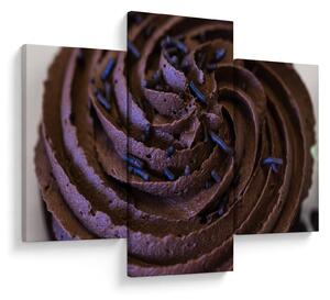 Slika - Čokoladni cupcake (90x60 cm)