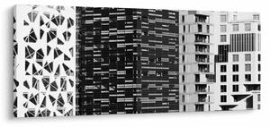 Slika crno-bijele arhitekture (120x50 cm)