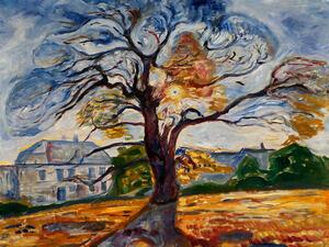 Reprodukcija The Oak, Edvard Munch