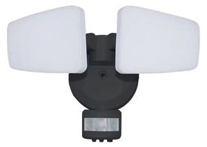 LED Vanjski reflektor sa senzorom LED/24W/230V 3000/4000/6000K IP54 crna