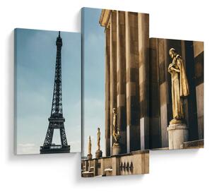 Slika trga Trocader, Pariz (90x60 cm)