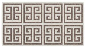 VidaXL Unutarnji i vanjski tepih raznobojni 80 x 150 cm protuklizni