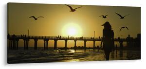 Slika - Šetnja plažom (120x50 cm)