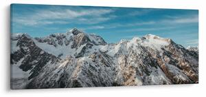 Slika snježnih vrhova, Fiordland (120x50 cm)