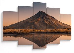 Slika odsjaj planine Taranaki, Novi Zeland (150x105 cm)