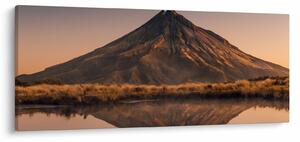 Slika odsjaj planine Taranaki, Novi Zeland (120x50 cm)