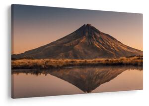 Slika odsjaj planine Taranaki, Novi Zeland (90x60 cm)