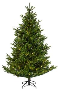 Nordmann umjetno božićno drvce 240 cm sa LED lampicama - višina 240 cm - Zelena drvca