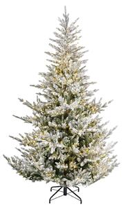 Umjetno božićno drvce Norway 210 + LED lampice - višina 210 cm - Sa snijegom