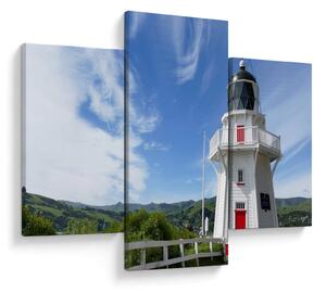 Slika svjetionika Akaroa, Novi Zeland (90x60 cm)