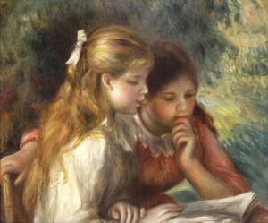 Pierre Auguste Renoir - Reprodukcija umjetnosti The Reading, c.1890-95, (40 x 35 cm)
