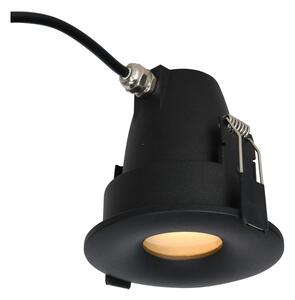 Azzardo AZ5390 -Ugradbena svjetiljka za kupaonicu ROMOLO 1xGU10/50W/230V IP65 crna
