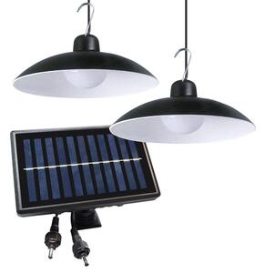 SET 2x LED Prigušiva solarna viseća svjetiljka LED/6W/3,7V 2000 mAh IP44 + DU
