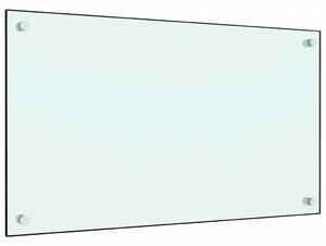 VidaXL Kuhinjska zaštita od prskanja bijela 70 x 40 cm kaljeno staklo