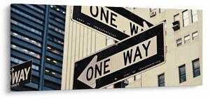 Slika - New York ONE WAY (120x50 cm)