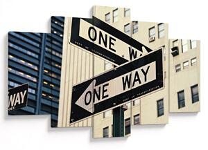 Slika - New York ONE WAY (150x105 cm)