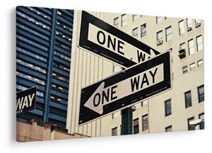Slika - New York ONE WAY (90x60 cm)