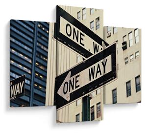 Slika - New York ONE WAY (90x60 cm)