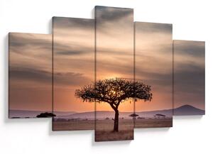 Slika zalaska sunca u Tanzaniji (150x105 cm)