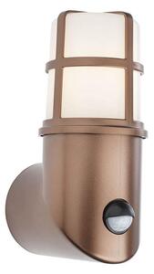 Redo 90200 - Vanjska svjetiljka sa senzorom TRITON 1xE27/28W/230V IP54 bakar