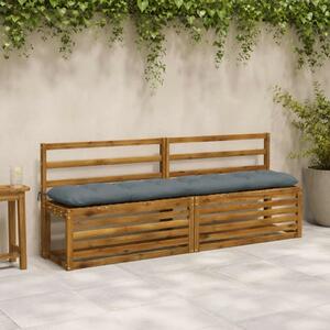 Jastučić za klupu VIANEN 100% poliester Plava 200 x 30 x 12 cm - Plava 200 x 30 x 12 cm