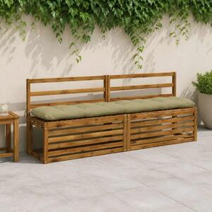 Jastučić za klupu VIANEN 100% poliester Svijetlo zelena - Svijetlo zelena 200 x 30 x 12 cm