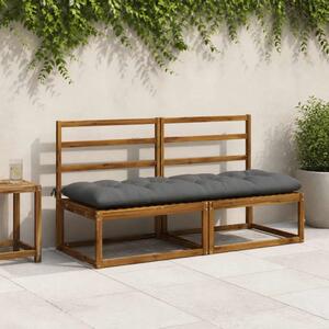 Jastučić za klupu VIANEN 100% poliester Siva 180 x 60 x 12 cm - Siva 180 x 60 x 12 cm