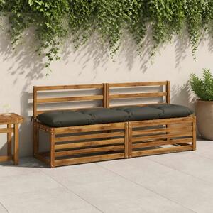 Jastučić za klupu VIANEN 100% poliester Antracit - Antracit 170 x 40 x 12 cm