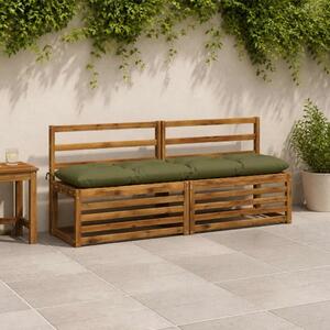 Jastučić za klupu VIANEN 100% poliester Maslinastozelena - Maslinastozelena 160 x 40 x 12 cm