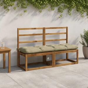 Jastučić za klupu VIANEN 100% poliester Svijetlo zelena - Svijetlo zelena 150 x 40 x 12 cm