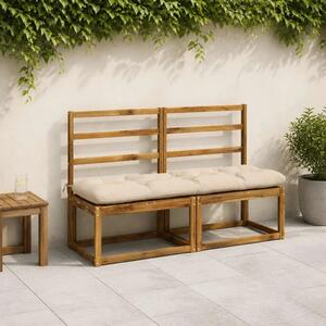 Jastučić za klupu VIANEN 100% poliester Krem 150 x 40 x 12 cm - Krem 150 x 40 x 12 cm