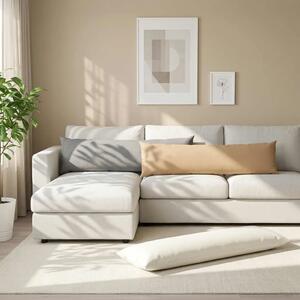 Jastuk s jastukom HEERLEN 2 kom. Krem Tkanina - Krem 40 x 145 cm 2