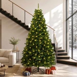 Umjetno božićno drvce s nogom 300 cm 1000 LED lampica - Svijetlo zelena Ø 138 x 300 cm s 1000 LED dioda