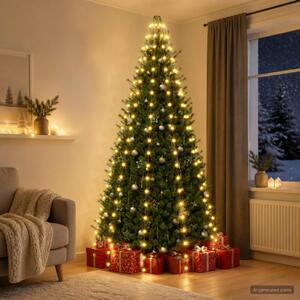 Svjetla za božićno drvce 210 LED lampica Topla bijela 210 cm - 210 Topla bijela
