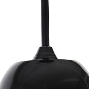 Moderni stropni ventilator crni s dimnim lopaticama - Bora 52