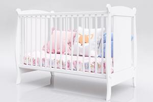 Dječji krevetić Laura - bijeli 120x60 cm krevet bez prostora za skladištenje