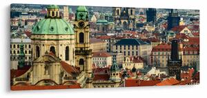 Slika - Panorama Praga (120x50 cm)