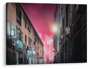Slika vatrometa u Marseilleu (70x50 cm)